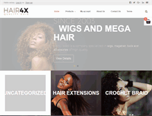 Tablet Screenshot of hair4x.com